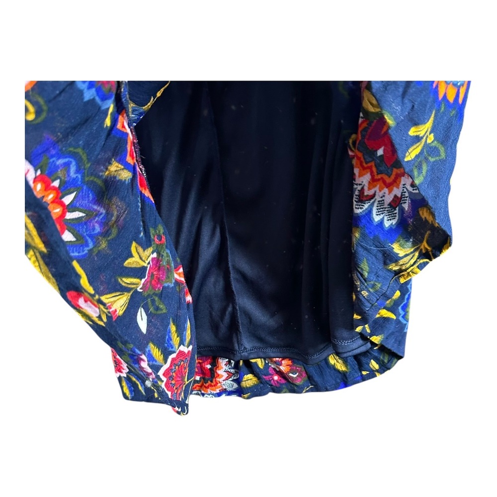 Old Navy NWT Women's S Small Boho Floral Dress Peasant Gypsy Swing Midi - Picture 6 of 15